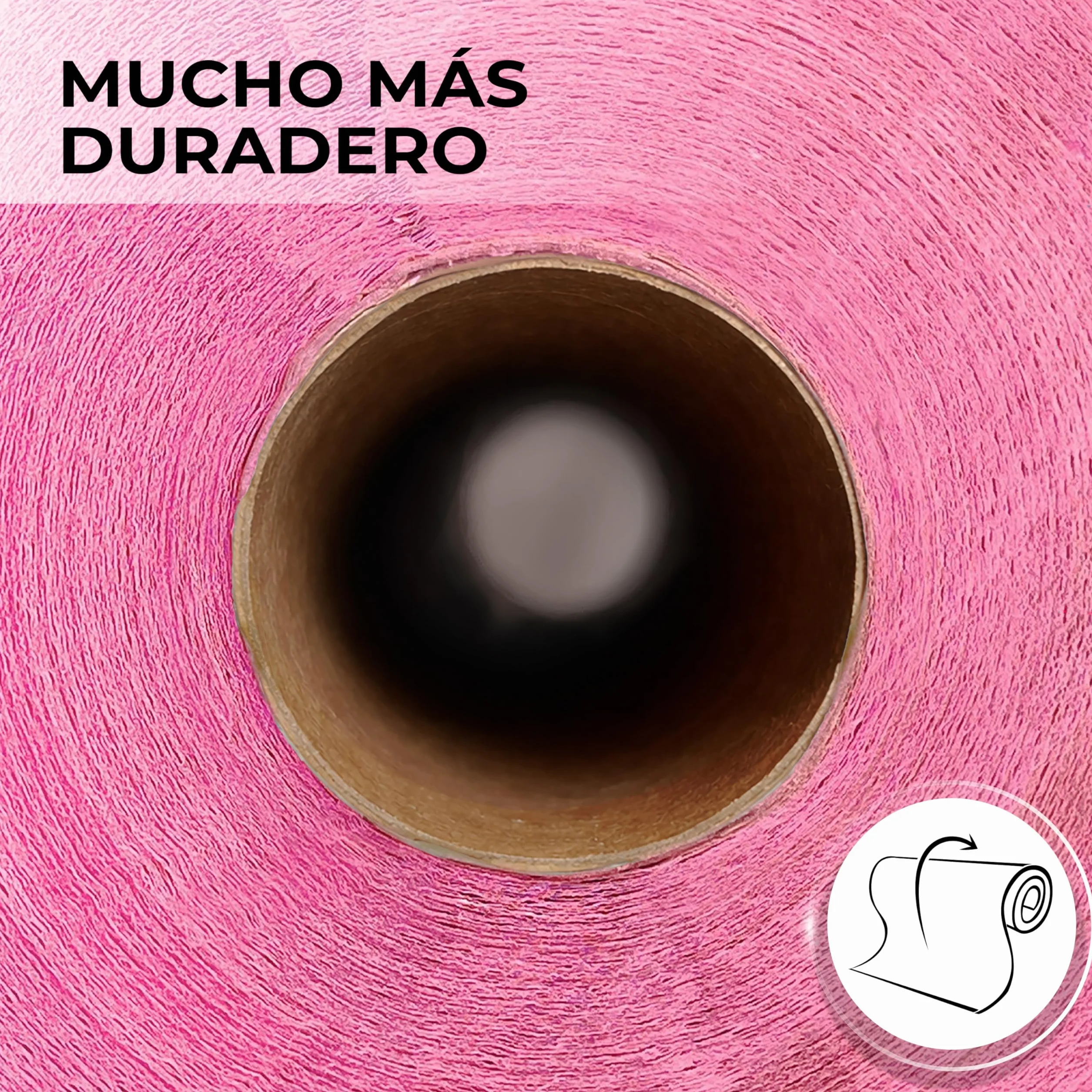 Rollo de Papel Camilla 1 Capa 70 metros Sin Precorte Masaje y Estetica Rosa