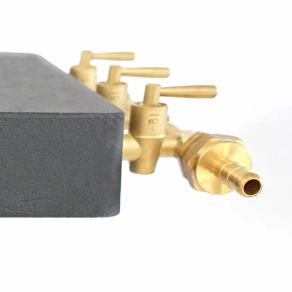 Hornillo de gas para camping 4 pies 8,6 KW con 3 quemadores de gas butano o propano, hierro fundido genuino