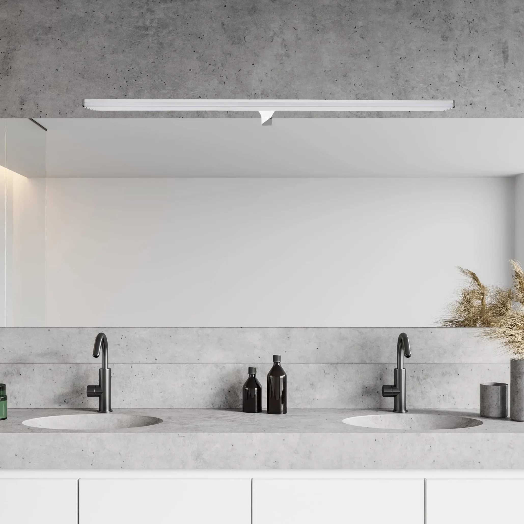 SEBSON® Lampara Espejo Baño LED 80cm 15W 1300lm Blanca Neutra 4000K IP44
