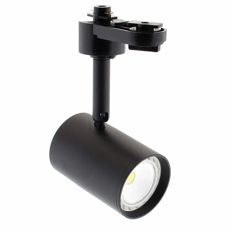 LEDBOX RAIL COOK Housing GU10 negro monofásico