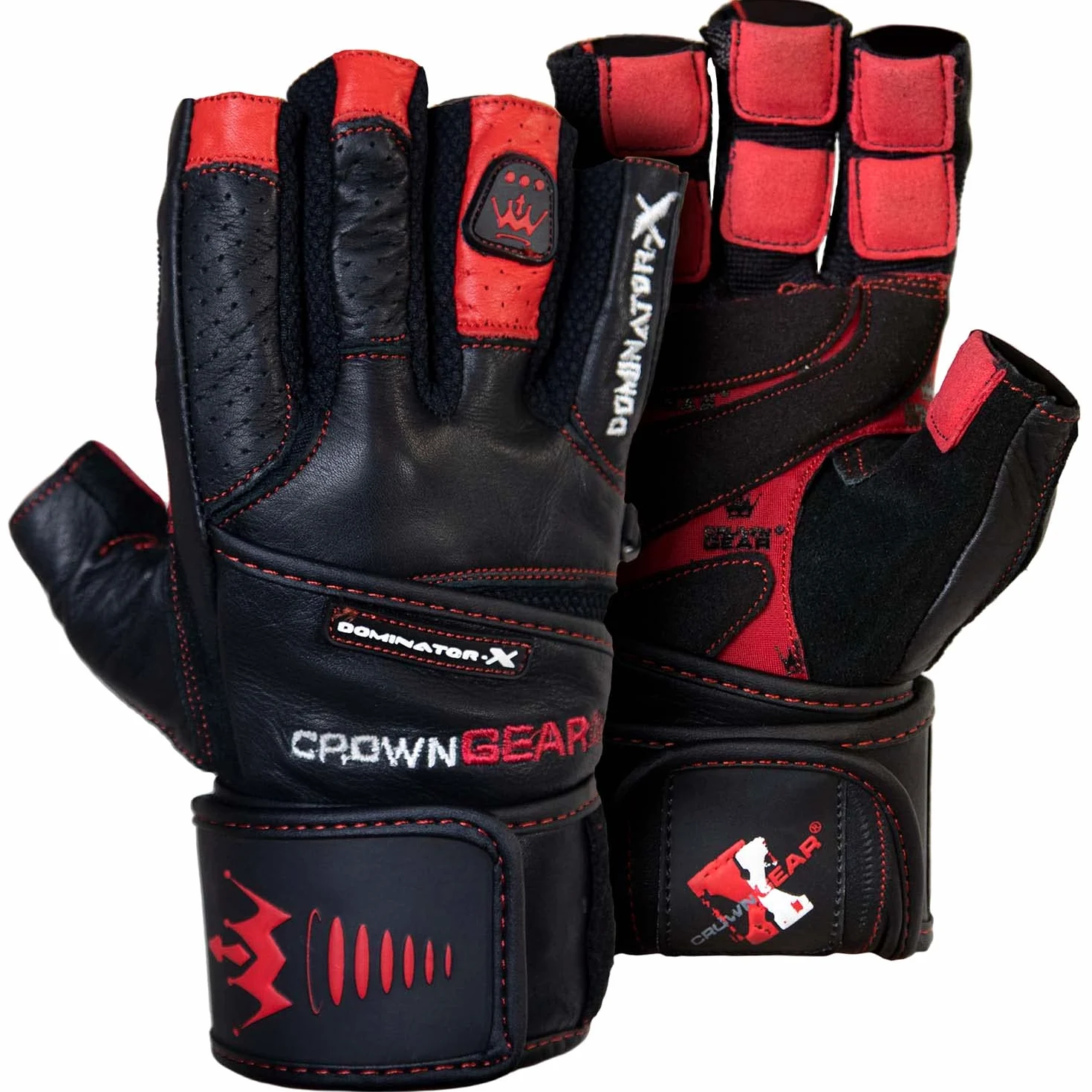 Guantes de levantamiento de peso para gimnasio, para hombre y mujer. , Dominator X