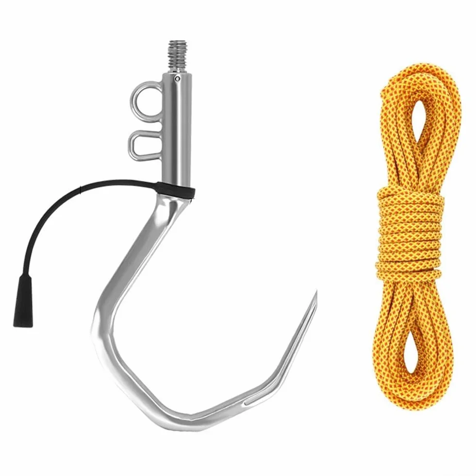 Gancho Volador de Acero Inoxidable 304 con Cuerda para Pesca en Mar