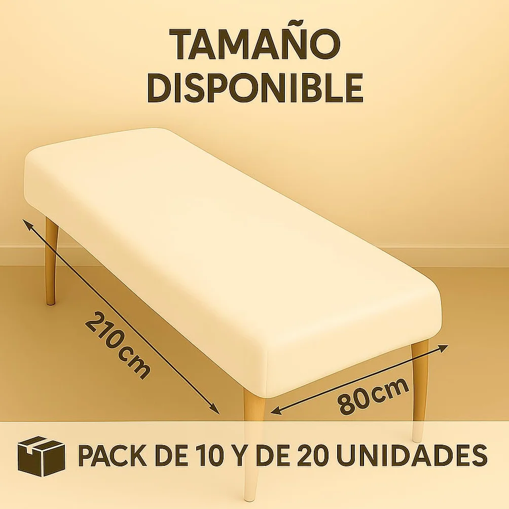 Sábanas Desechables 80x210cm 20u Camilla Masaje Tattoo Estetica