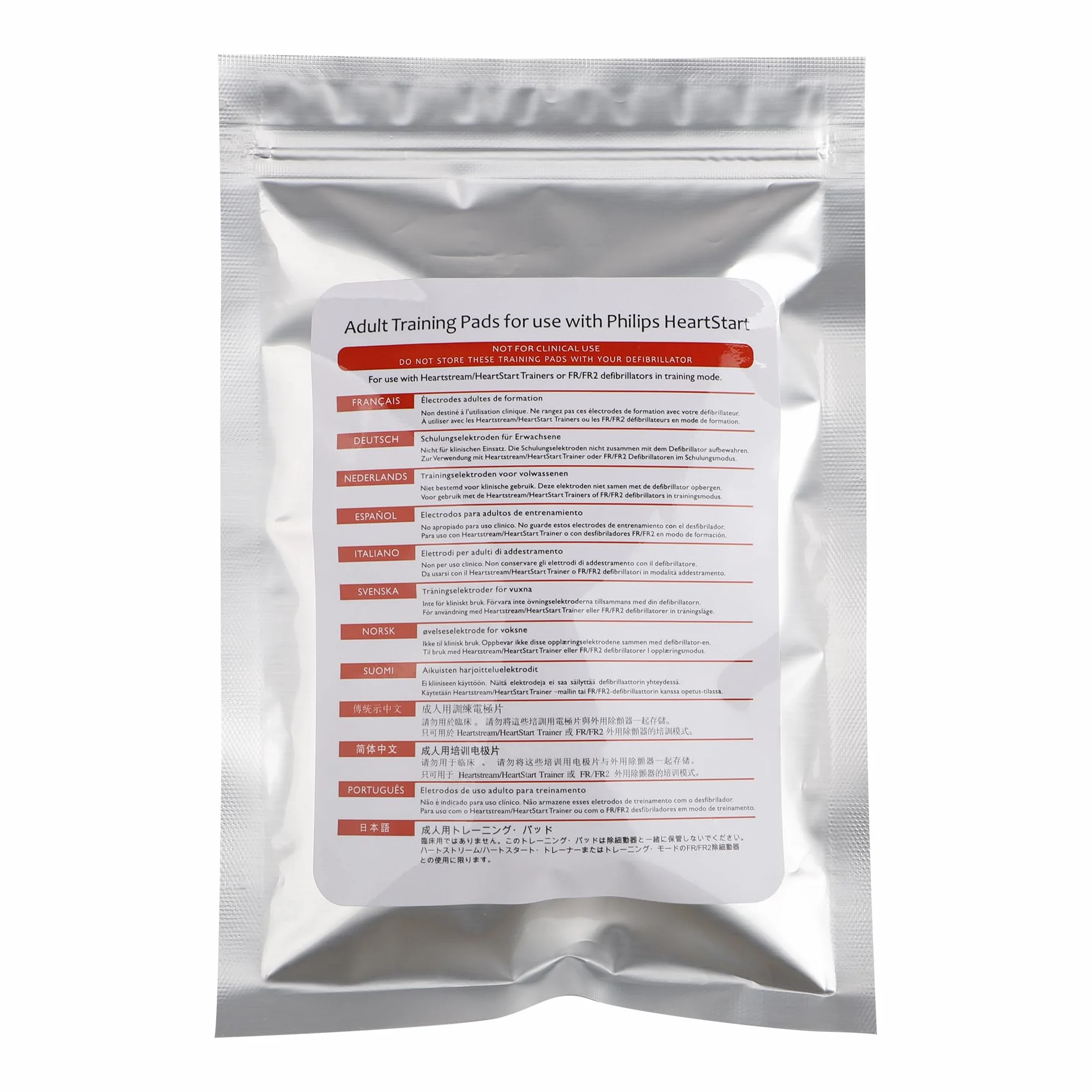 Parches de entrenamiento compatibles con DEA Philips HeartStart XFT-P150