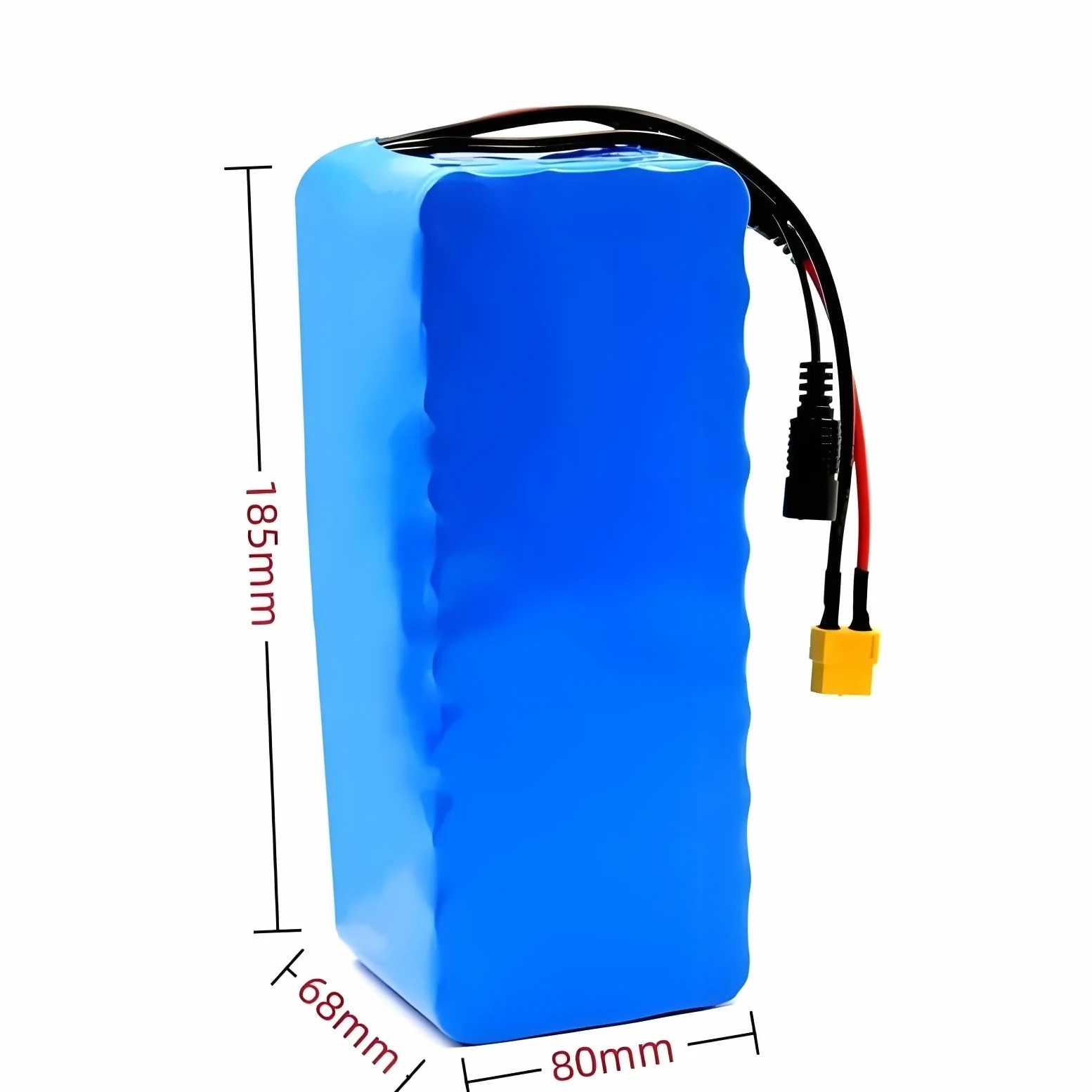 Bateria 36V 14Ah Pack Litio 10S4P Con BMS Integrado Cargador Incluido Conectores XT60 Y DC5521 Para Patinete Electrico Bicicleta Electrica Silla De Ruedas Vehiculos Pequenos 1850g 185x80x70mm