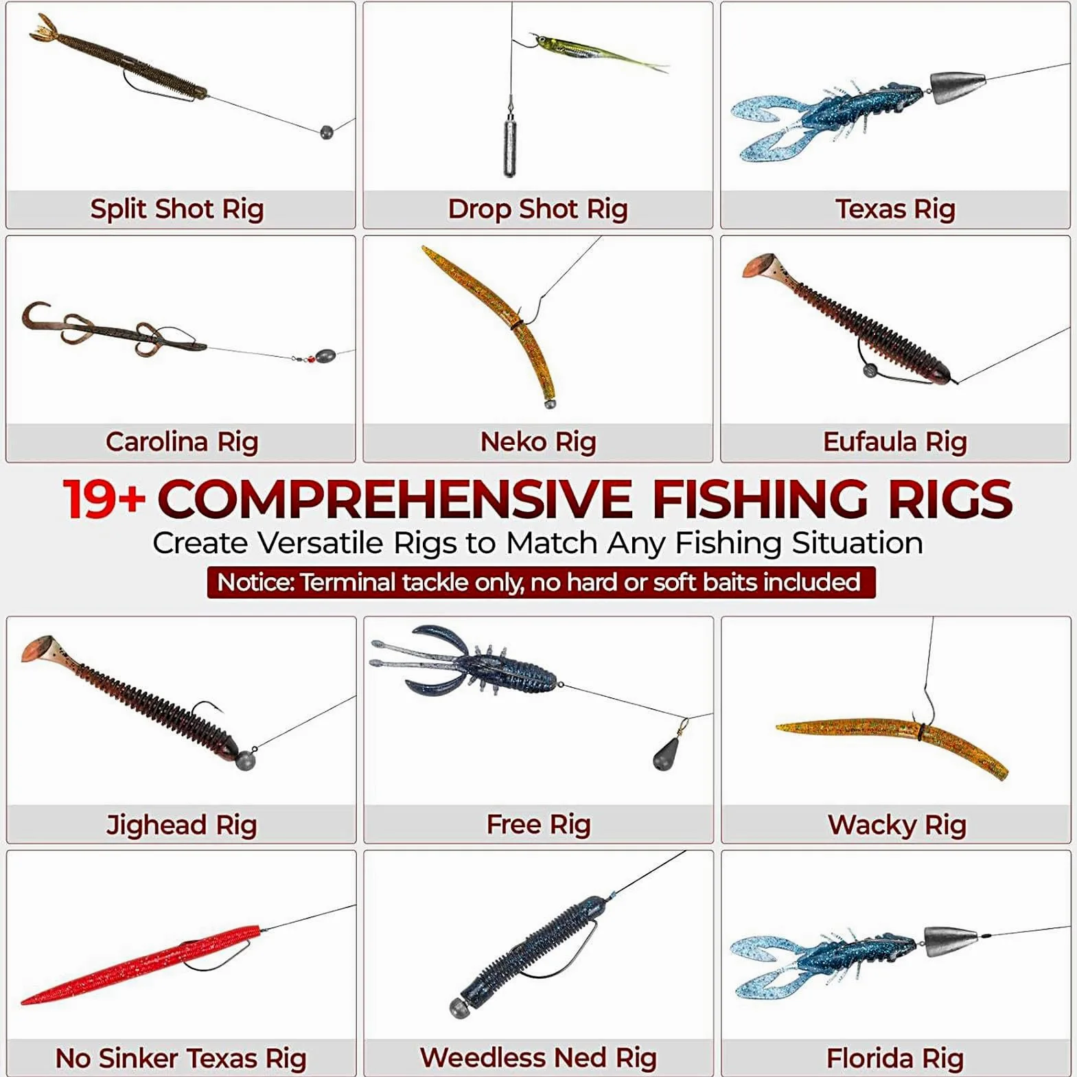 Kit De Señuelos De Pescar Accesorios De Anzuelos Para Pesca De | Kit de Anzuelos y Señuelos de Pesca Para Piragüismo, Aire Libre, Camping, Senderismo Con Mochila, Agua Salada, Crappie, ,