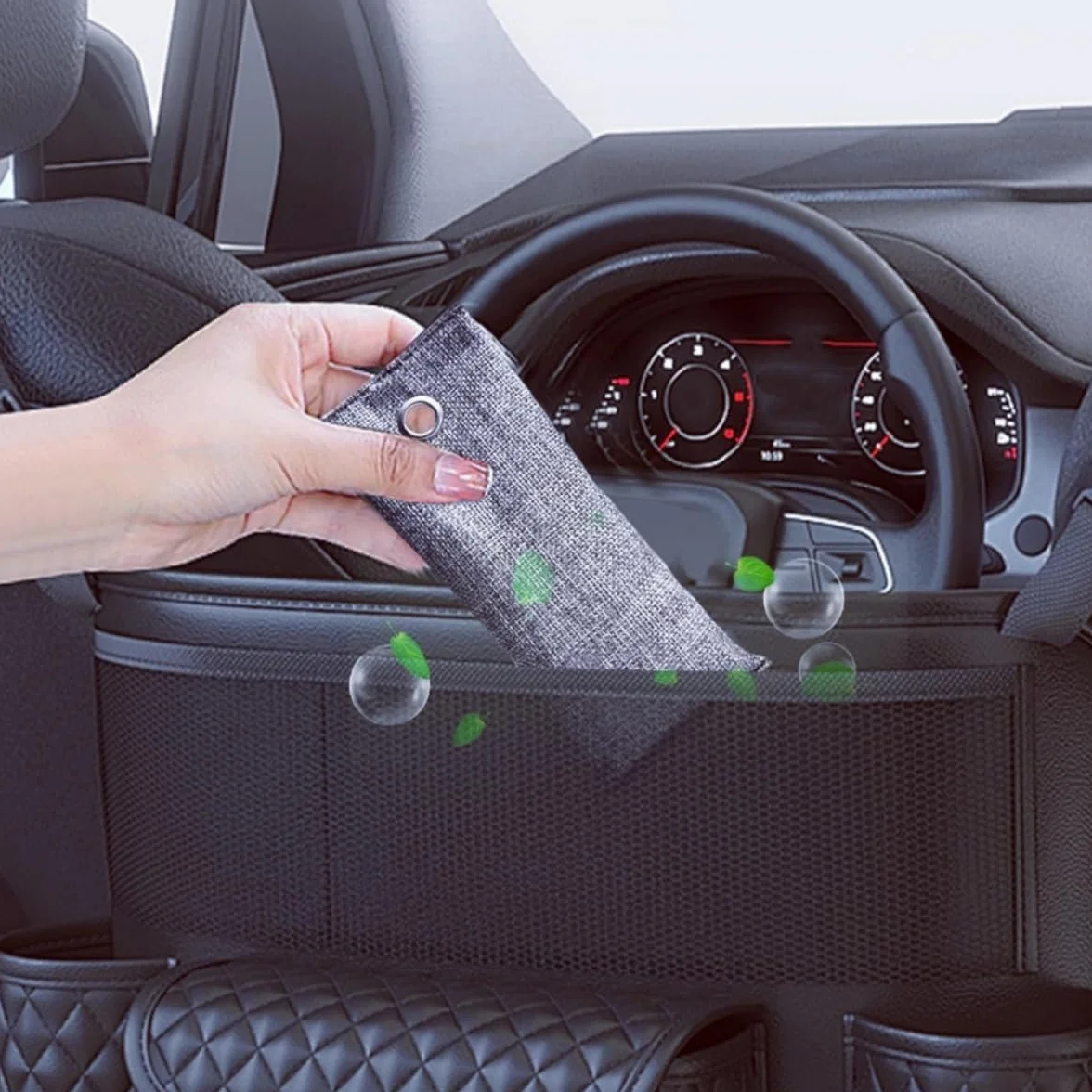 Bolsas de carbón Activado, 4 Piezas, purificadoras de Aire de carbón de bambú, ambientador Natural para Zapatos, hogar, Coche
