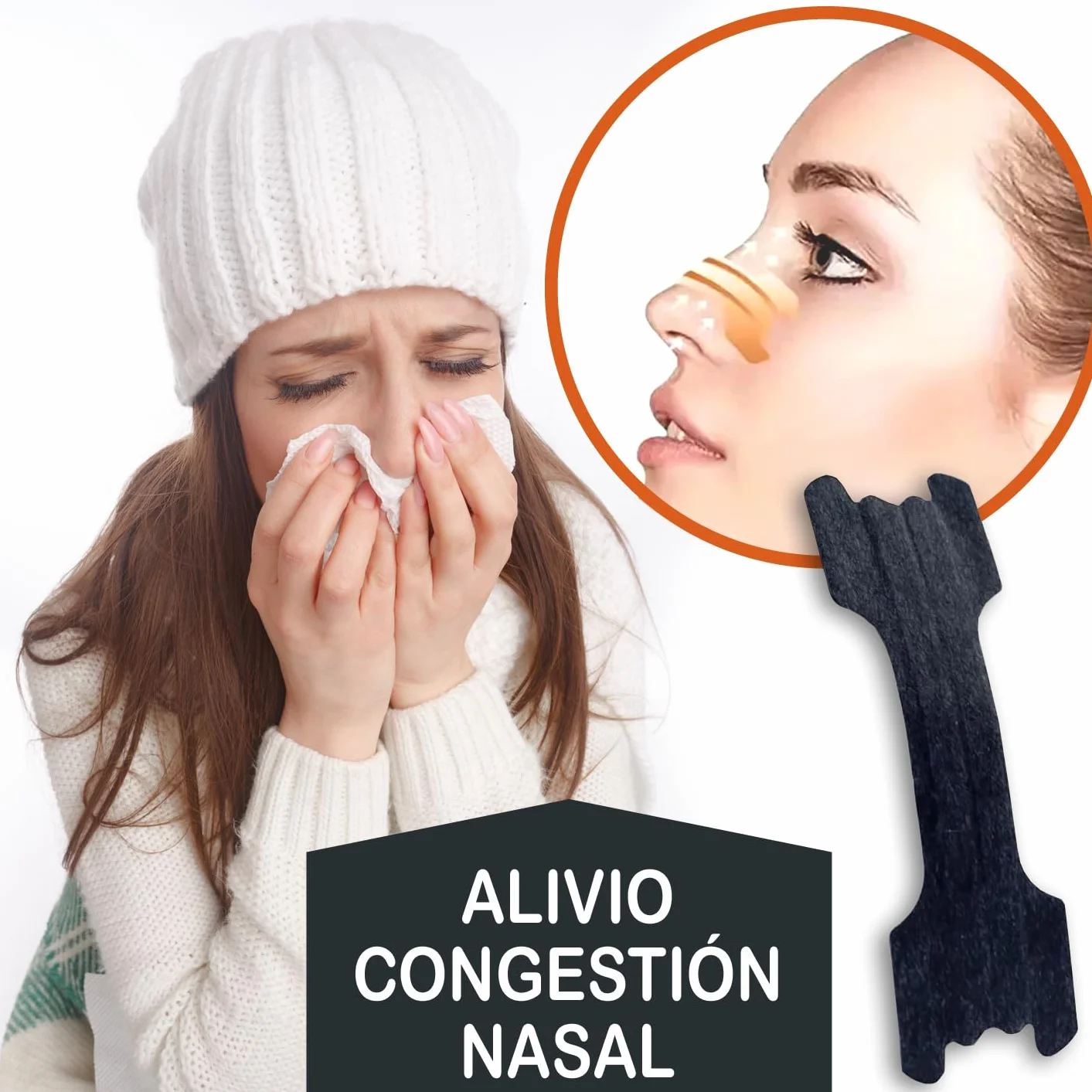 Breathe Right Tiras Nasales Antironquidos 60 Pack Premium Para Dejar De Roncar