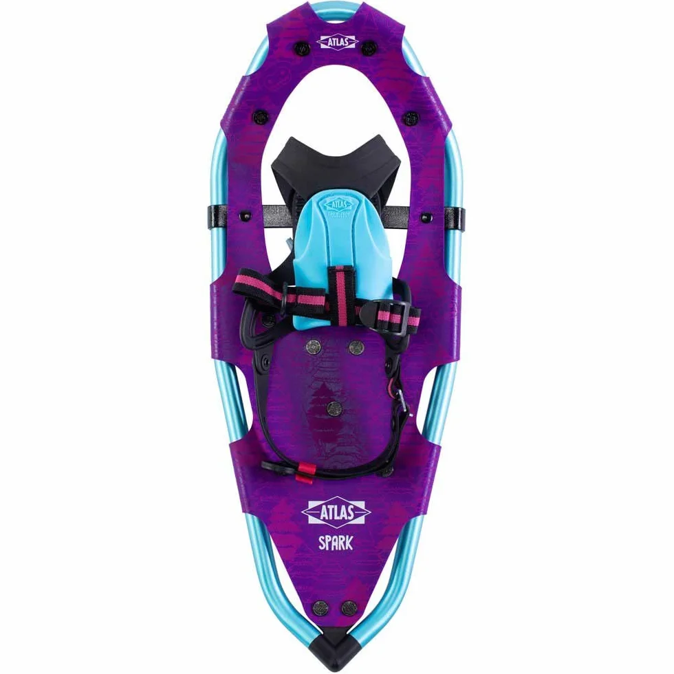 ATLAS 16E0013 - Raquetas de Nieve Unisex Juvenil, Color Morado