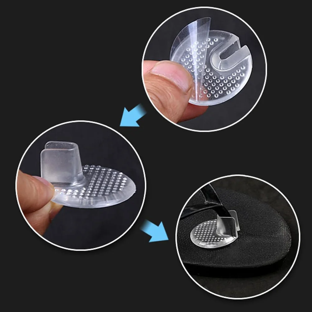Almohadillas de gel de silicona para sandalias, protectores de dedos y plantillas