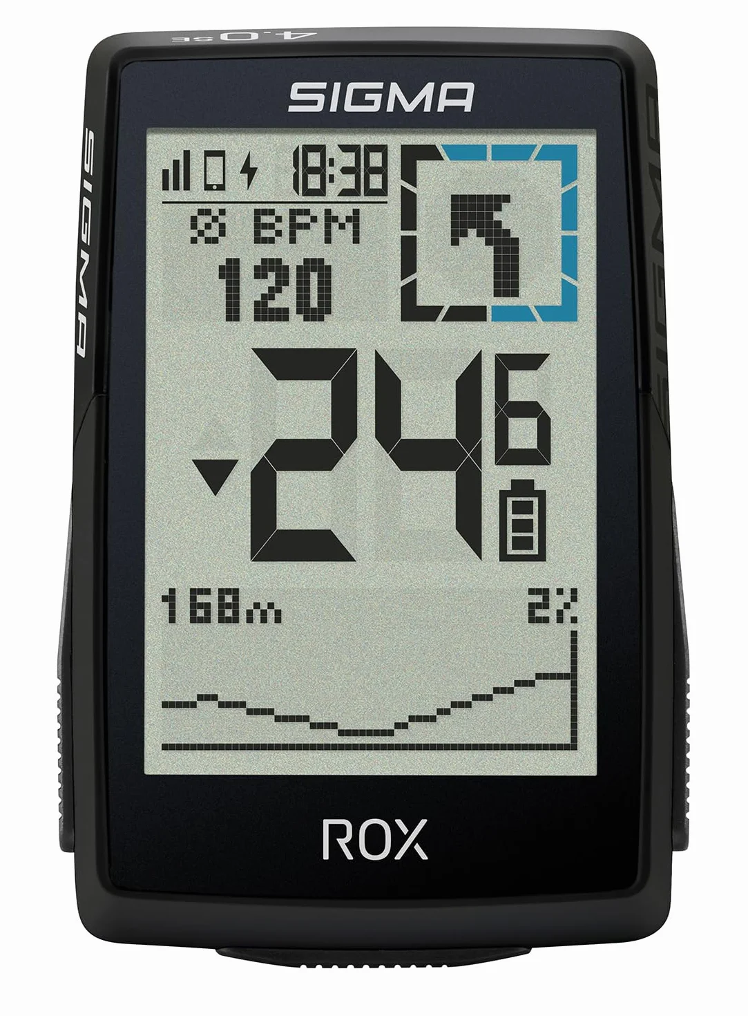 SIGMA ROX 4.0 SE| Special Edition | ciclocomputador inalámbrico GPS & navegación Incl. OVERCLAMP Butler | navegación GPS Outdoor con medición de altitud | Color Negro | Compatible e-Bike