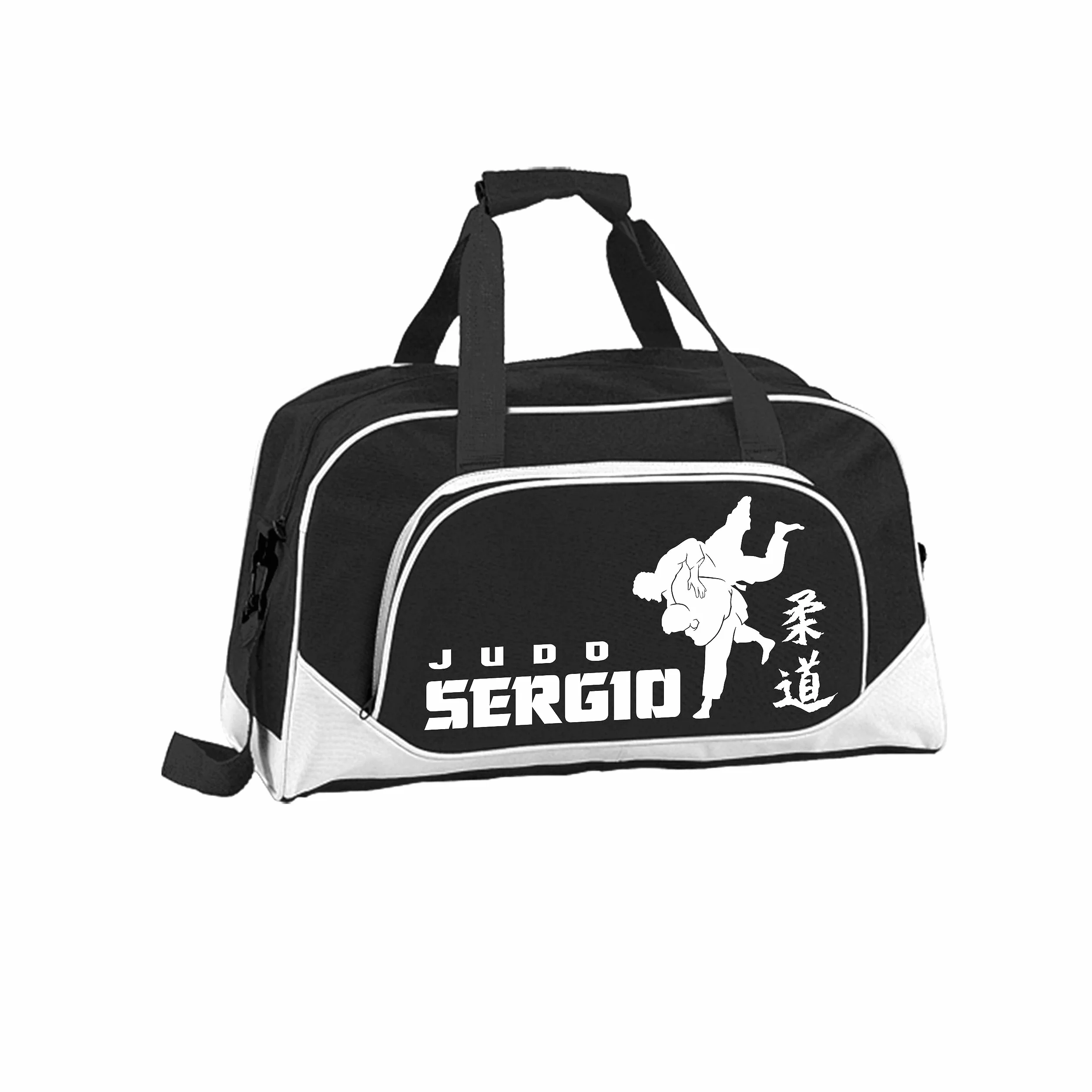 Mochila deporte personalizada Judo Karate niño niña Negro