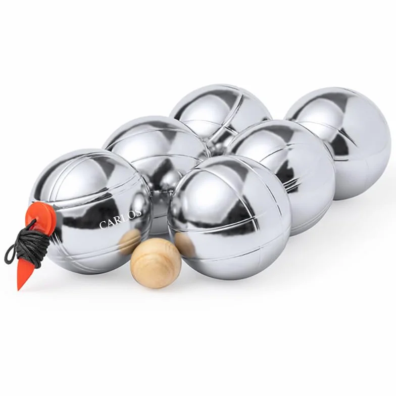 Juego de Bolas de Petanca Personalizadas con Nombre Grabado