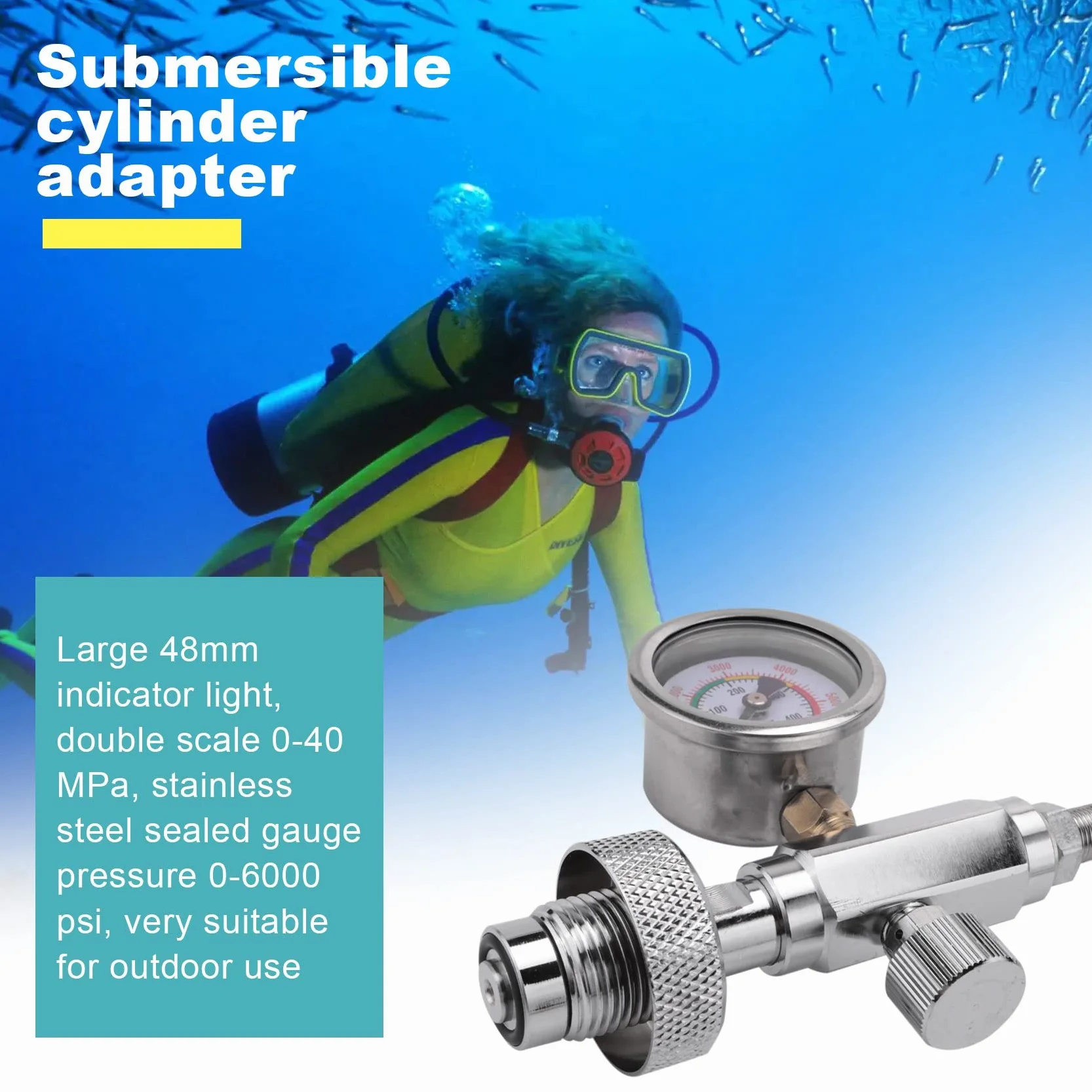 PCP Adaptador para cilindro de inmersión G5/8 DIN 50 cm