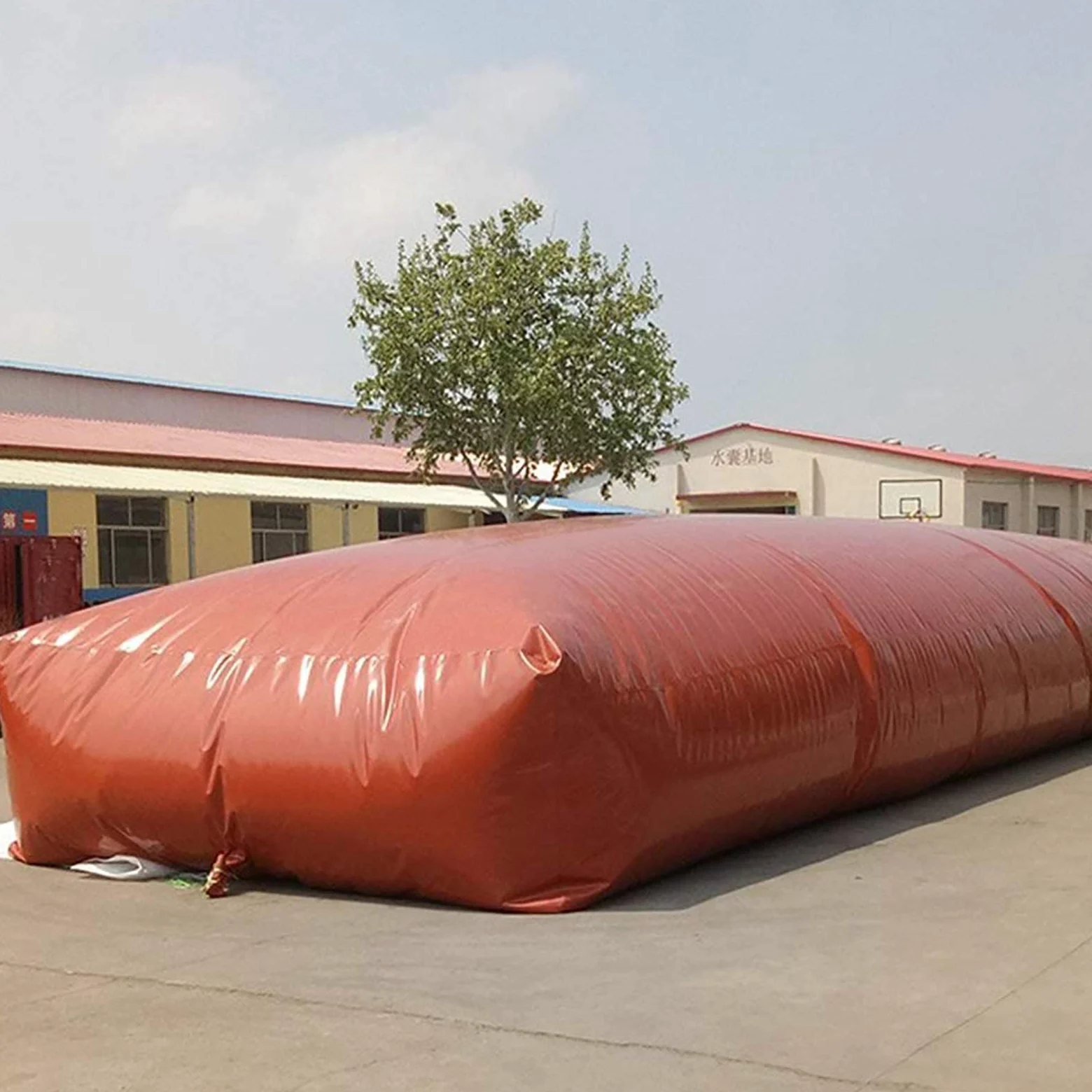 Tanque de Agua Blanda Plegable portátil, Tanque de Agua Flexible con Grifo, Cubo de Almacenamiento de Agua Resistente a la sequía para Exteriores, fácil de Transportar (Tamaño: 500L / 5x0.9x0.4m