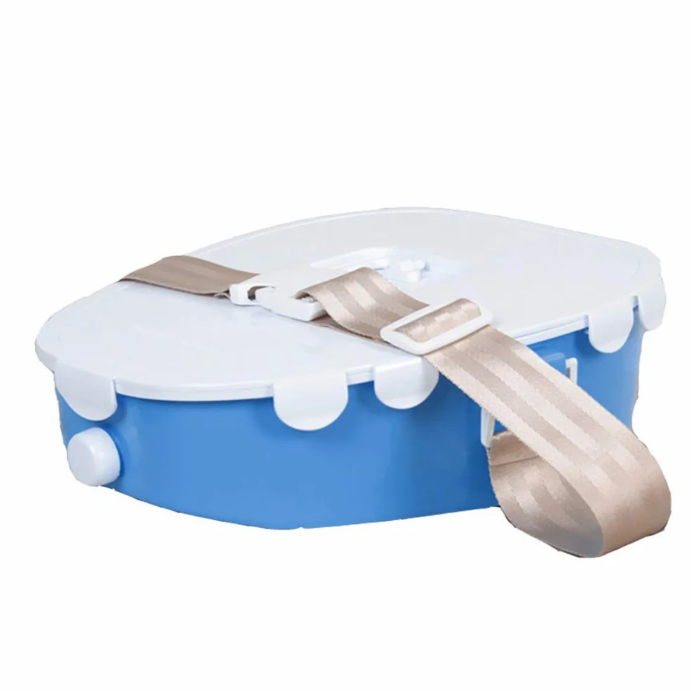 Aseo portátil de coches, ir al baño móvil de emergencia para adultos/niños/embarazada Viejo hombre / mujer, de emergencia al aire libre, camping, senderismo, viajes de coche, Embotellamiento,Azul