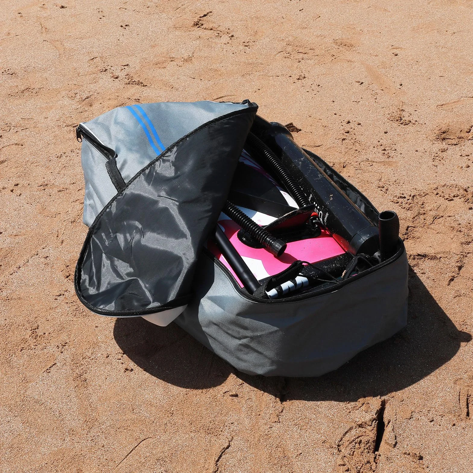 Kavolet Mochila para tabla de surf, bolsa para tabla de surf, bolsa de surf, bolsa de surf, bolsa de viaje para SUP hinchable, tabla de remo, bolsa de transporte, mochila de transporte con cremallera