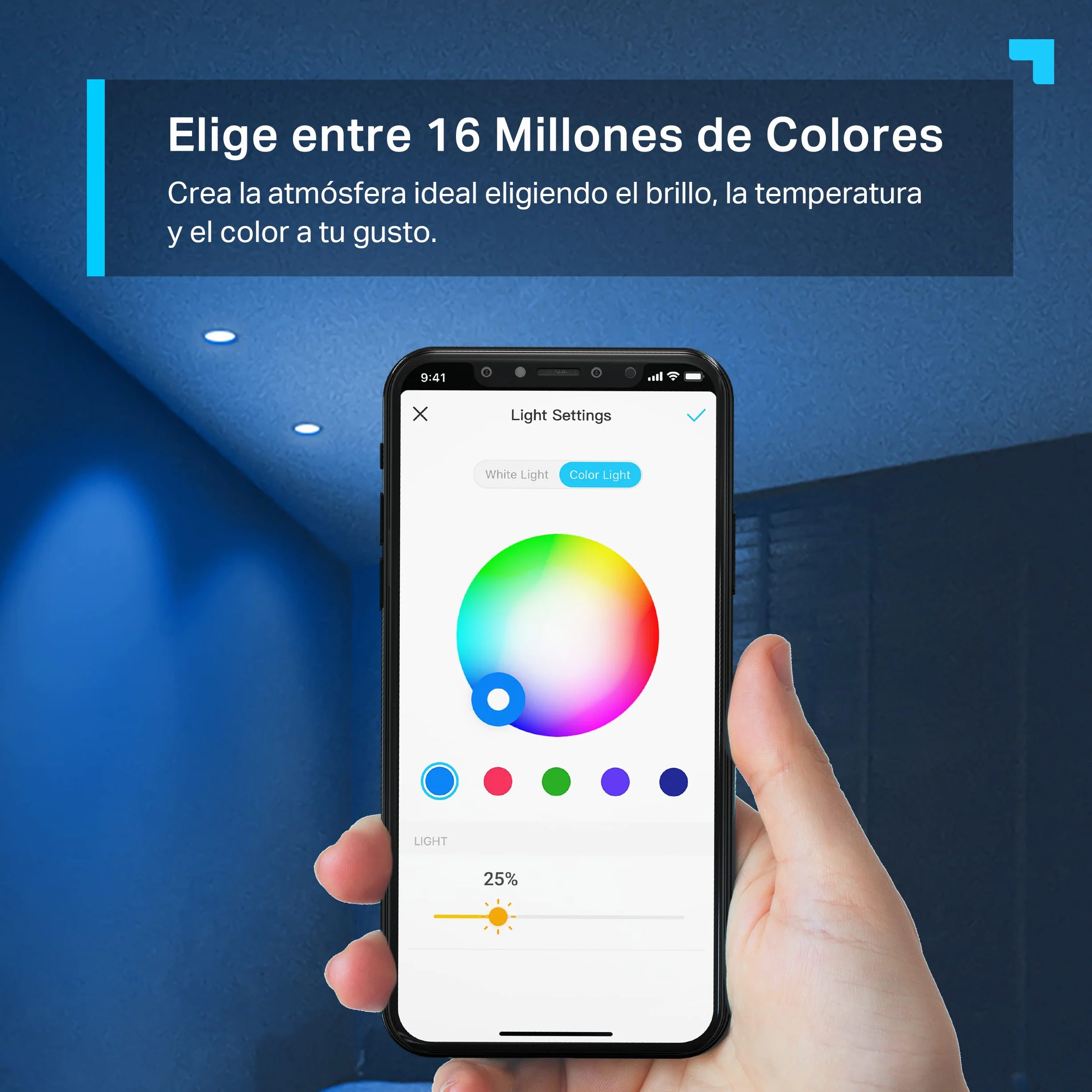 Tapo L630 GU10 Bombilla LED inteligente Wi-Fi RGBW multicolor 16 millones de colores compatible con Amazon Alexa 350 lúmenes 3.7W 2 unidades