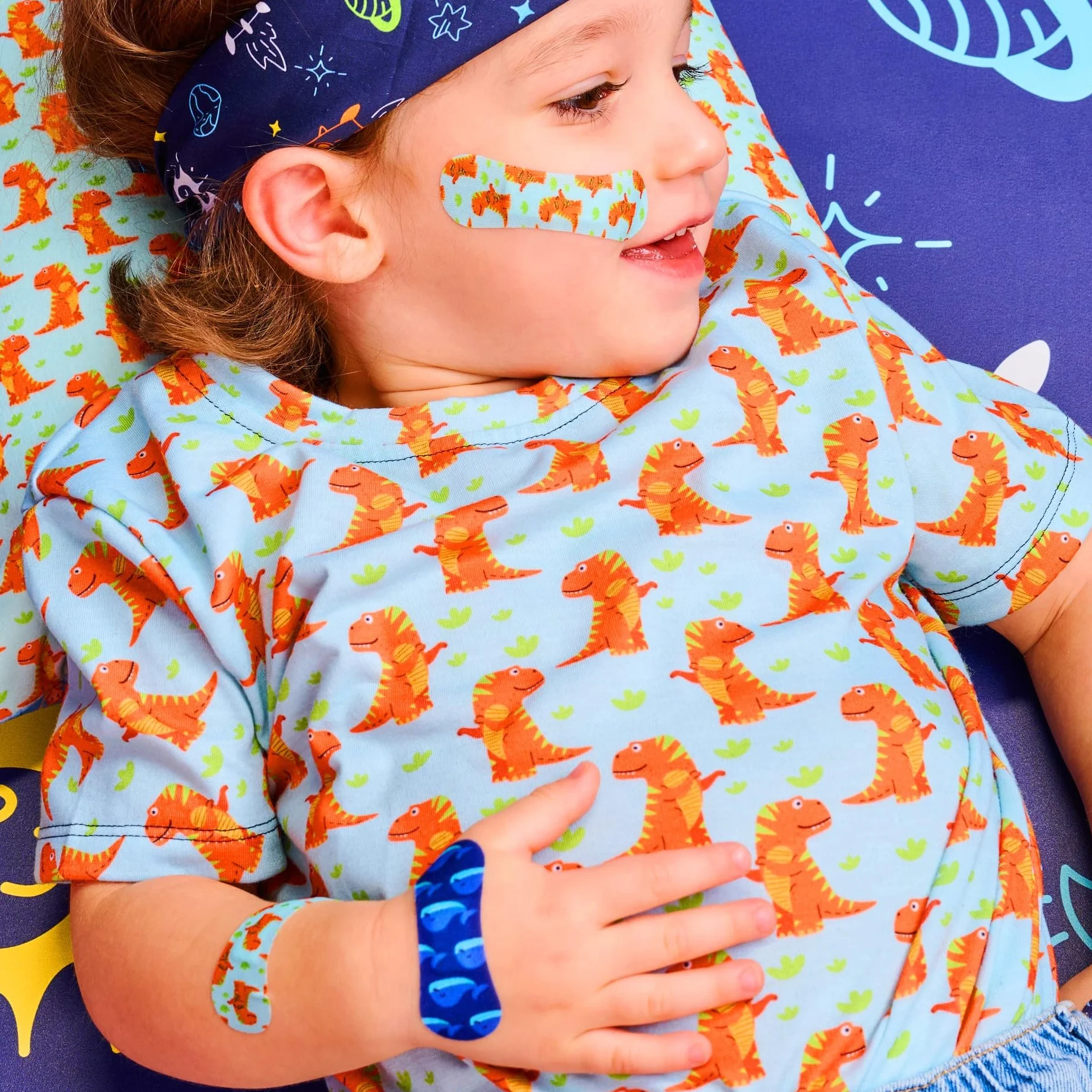 Wild Stripes Tiritas para niños 20 piezas resistentes al agua protección heridas 24 horas