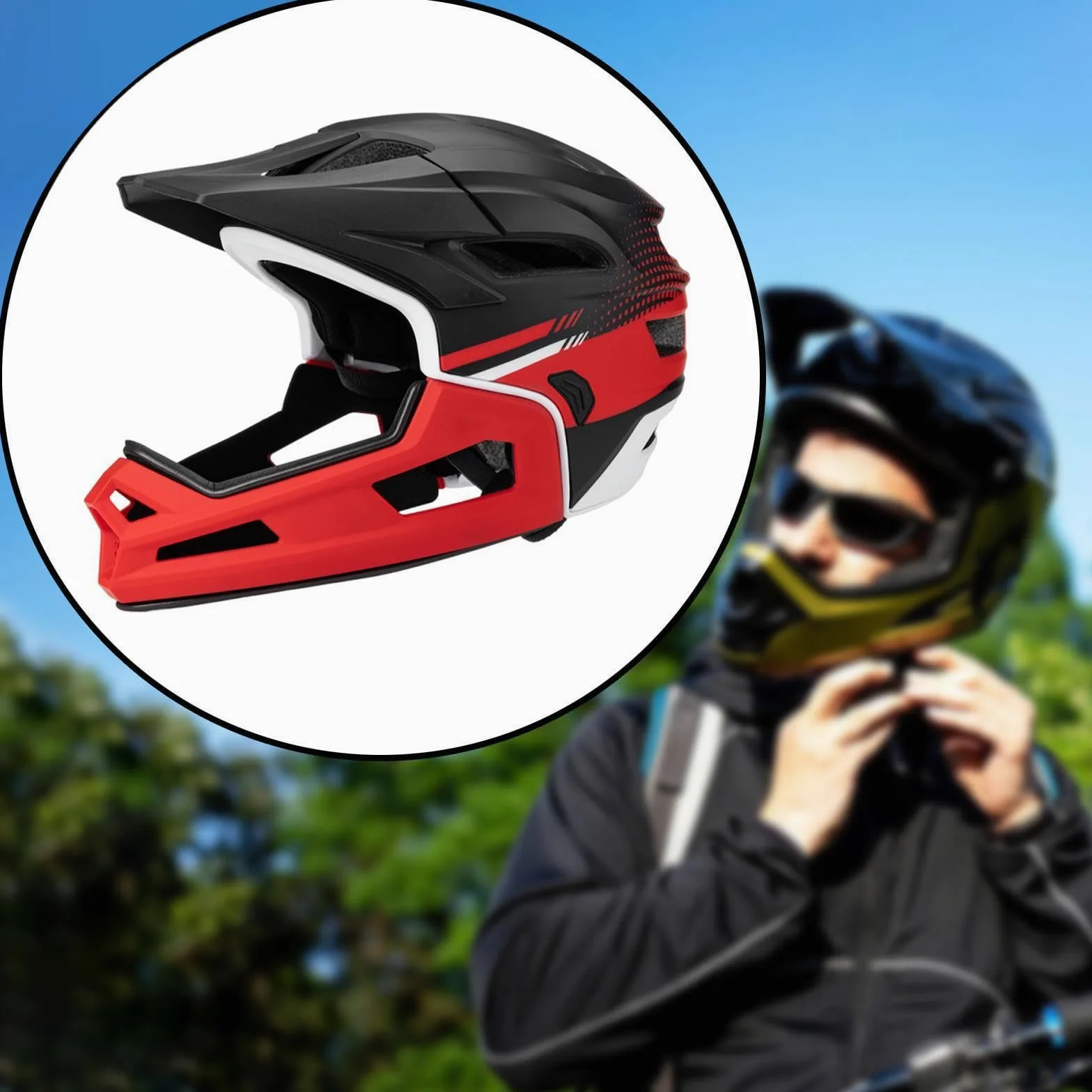 Casco integral para bicicleta, cascos de ciclismo, equipo de ciclismo, casco ajustable para hombre y mujer, ciclismo, deportes al aire libre