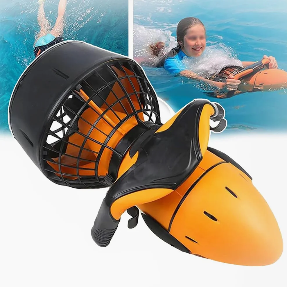 Scooter Submarino Scooter Subacuático Inteligente De Doble Velocidad Impermeable para Piscina y Tabla de Surf a presión Equipo de Piscina de Aventuras