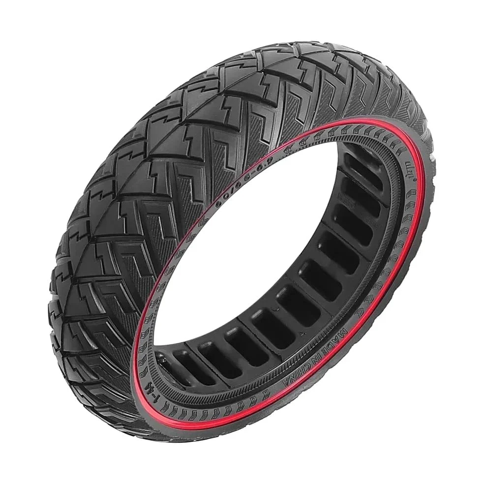 Ruedas Macizas Neumático sólido 60/65-6,9, neumático sin cámara for patinete eléctrico, neumático de rueda trasera no neumático(Black)
