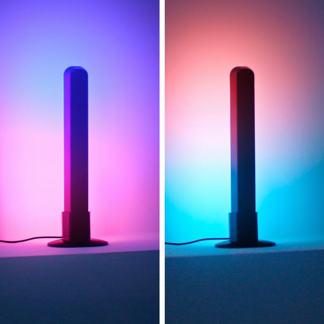 WiZ Barras de Luz Gradient RGBIC WiFi Control App Voz Google Home Alexa HomeKit