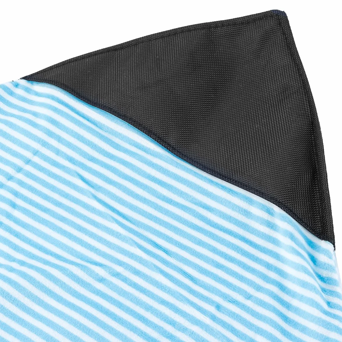 Sarini Funda para calcetín de tabla de surf, bolsa elástica de secado rápido con cierre de cordón, protector de nariz acolchado, accesorios de surf