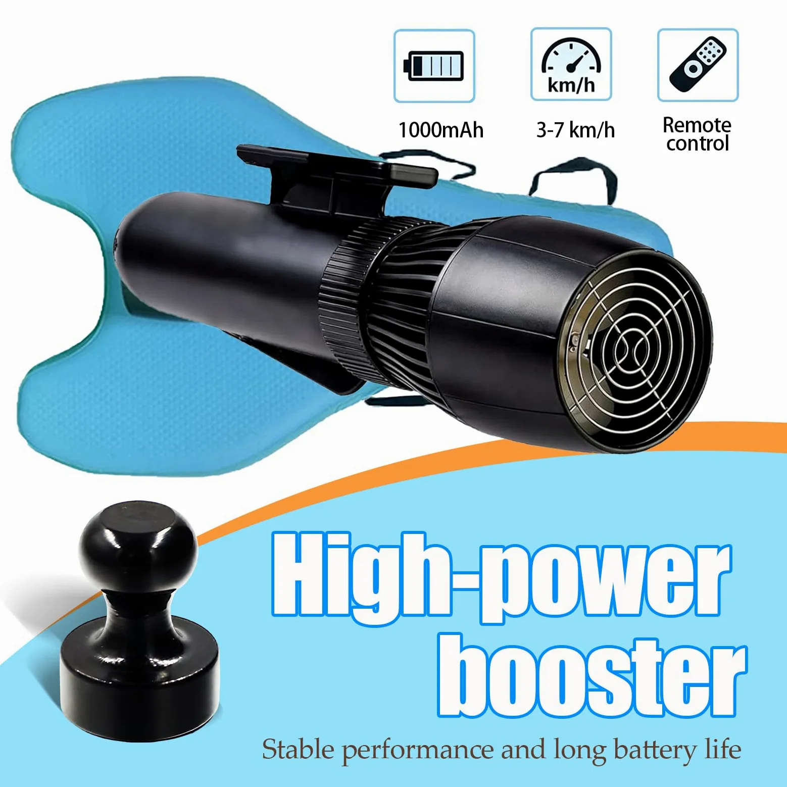 Surf eléctrico para Adultos, 3 en 1 Scooter de Buceo & Tabla Paddle Surf Inflable, Sistemas de propulsión Desmontable, Material Suave, para Sup Buceo Viajes
