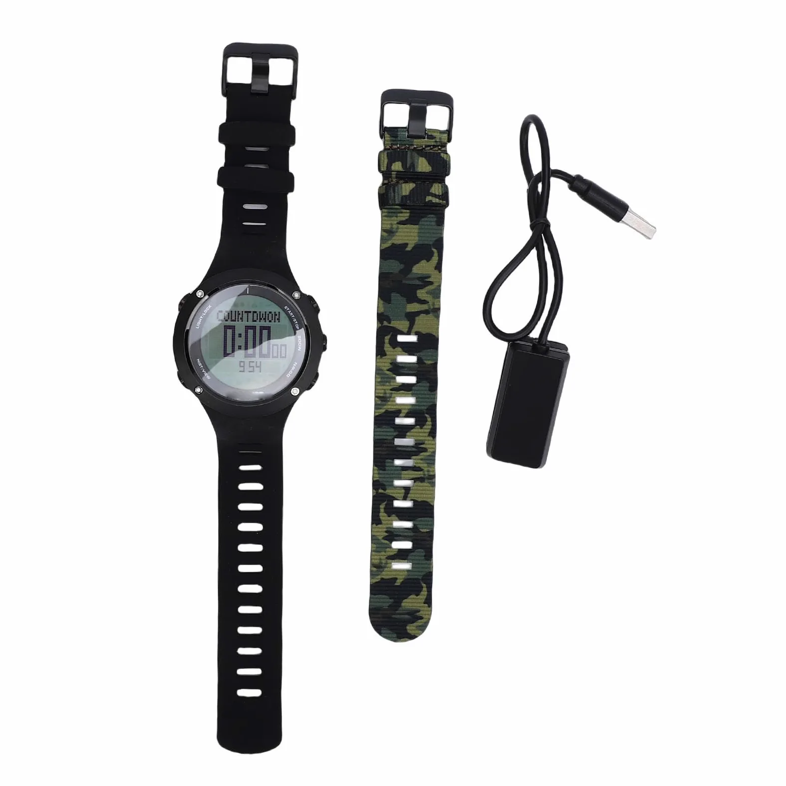 Socobeta Reloj de Buceo Profesional a Prueba de Agua para Hombres, Sensor de Profundidad Preciso, Reloj Inteligente de Buceo para, Montañismo, Natación, Correr