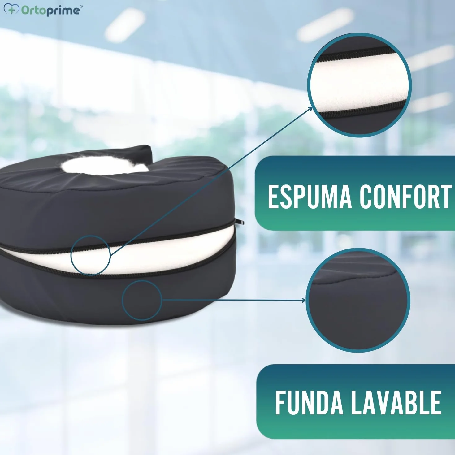 OrtoPrime Taloneras Antiescaras Redondas Impermeables PACK 2 Ajustable Ergonómicas