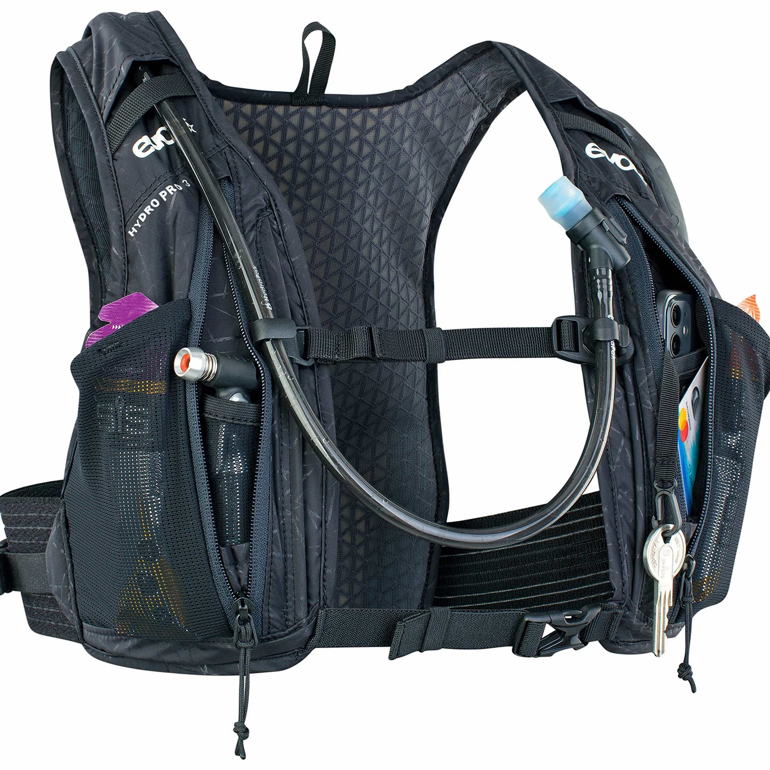 EVOC Hydro Pro 1.5l y 3l + 1.5l Hydration Bladder Mochila de hidratación, Mochila con vejiga de hidratación