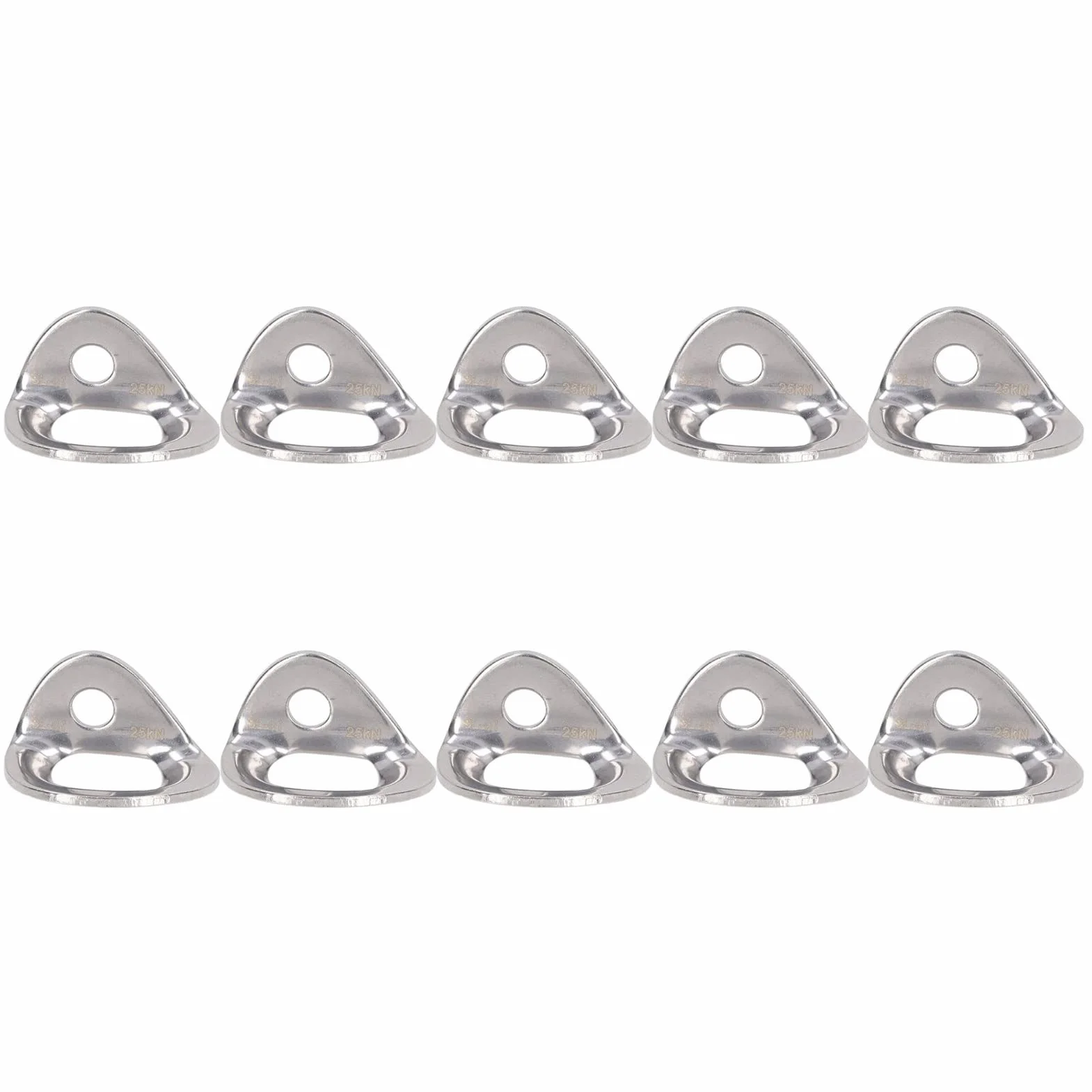 Yosoo Health Gear Pernos de Anclaje para Escalada, Acero Inoxidable 316, 10 Piezas, para Rappel, Trabajos Aéreos, Instalación de Hamacas
