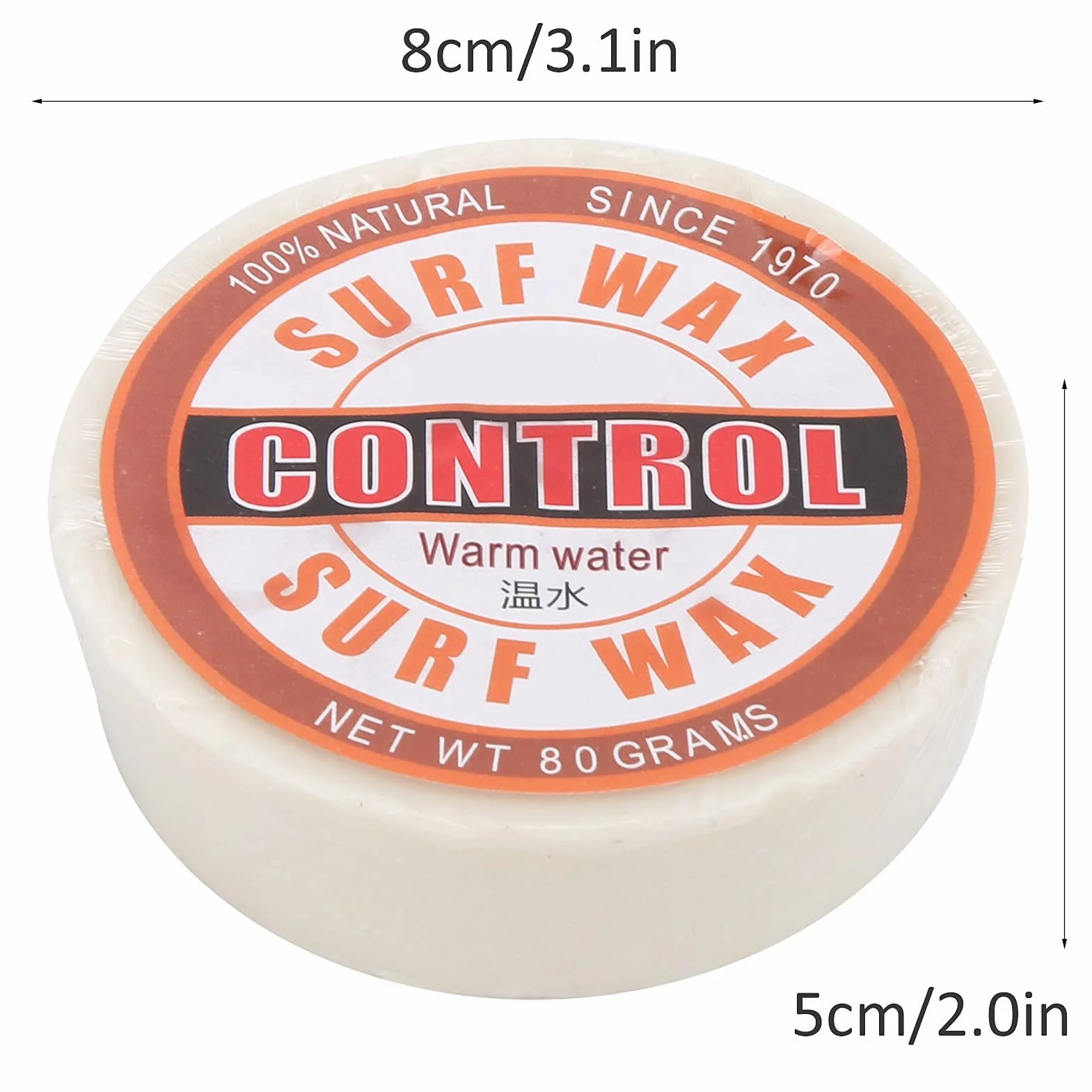 VGEBY Surf Wax Portable Antideslizante Parafina Surf Skateborad Wax Tabla de Surf Accesorio con Peine de Cera