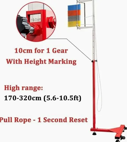 Probador de salto vertical portátil, equipo de entrenamiento de salto alto para atletas, gimnasio en casa y rendimiento deportivo