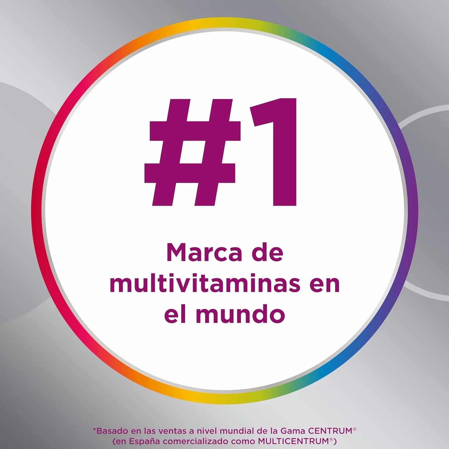 Multicentrum Mujer 50+ Complemento Alimenticio Multivitamínico y Multimineral con Vitamina C y Zinc, 30 Comprimidos
