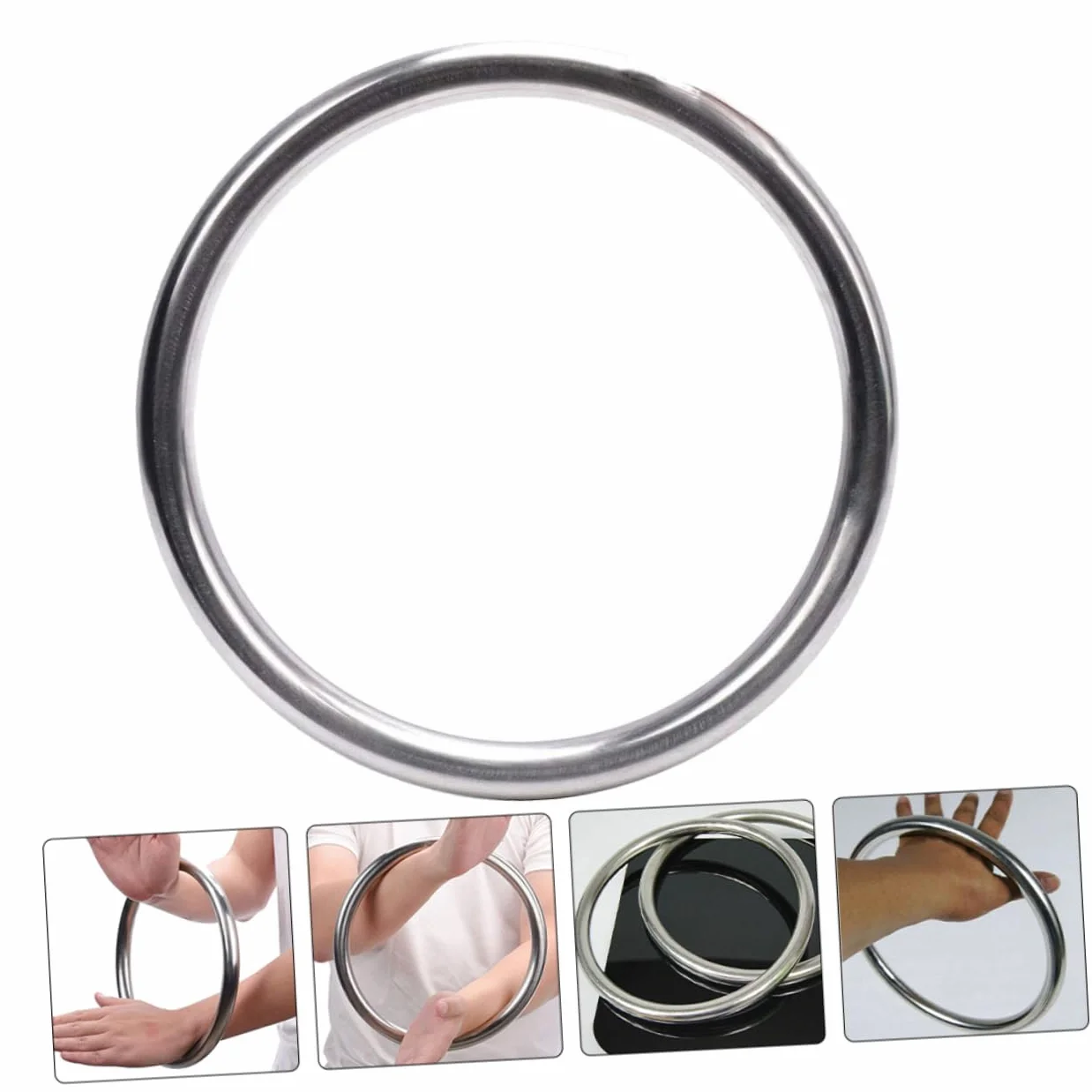BESPORTBLE Anillo de Acero Inoxidable Wing Chun Circulo de Entrenamiento para Artes Marciales
