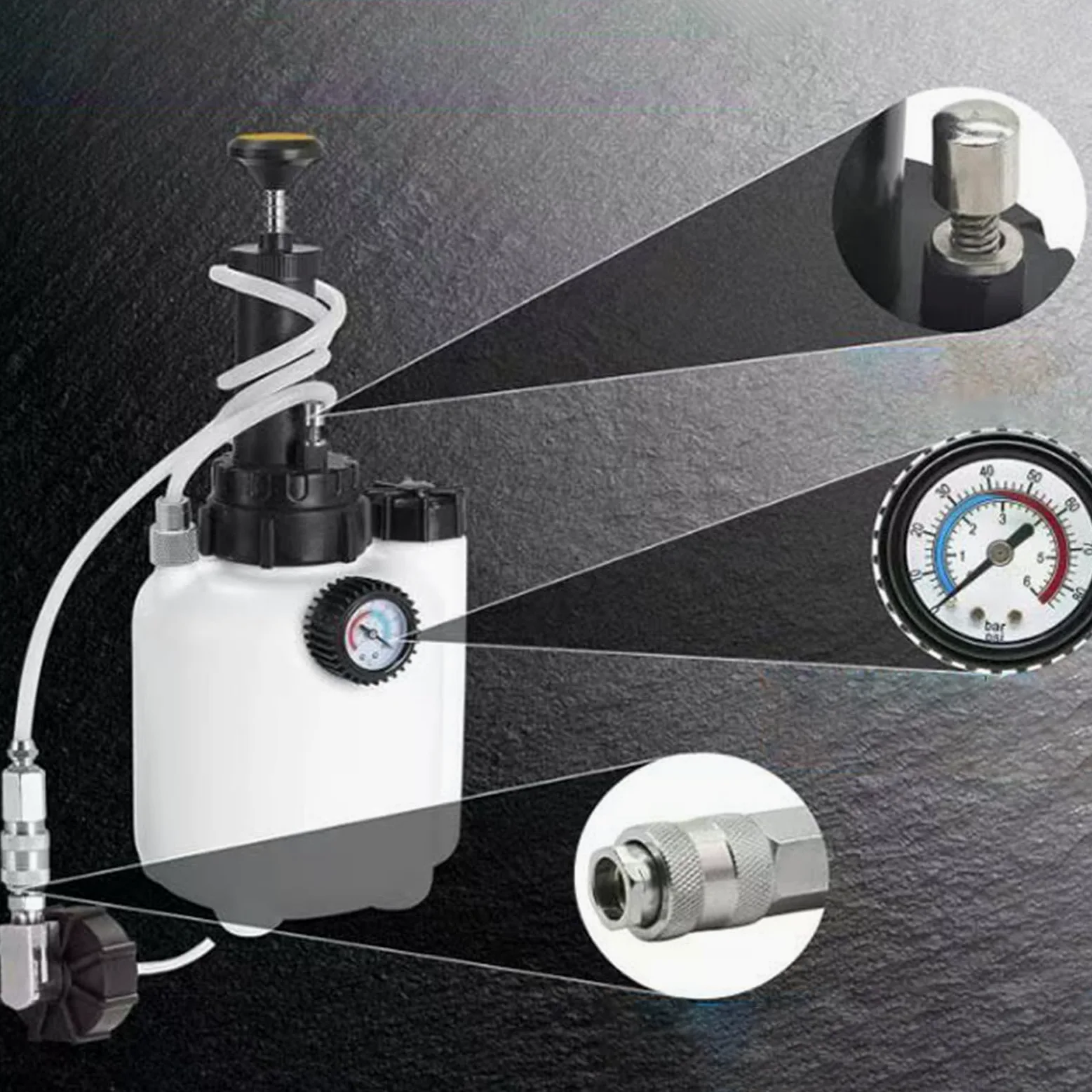 Kit De Sangrado De Líquido De Frenos Sangrador De Presión De Frenos Para | Mantenimiento Vehicular Para Usuarios Particulares Y Talleres