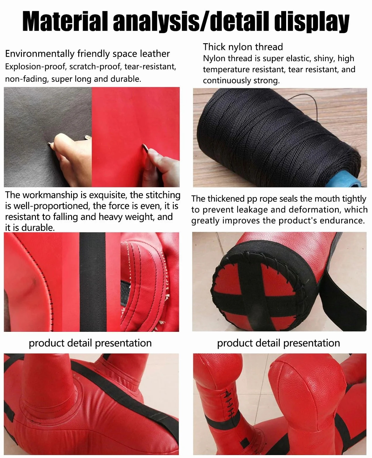 DYK&NX MMA Maniquí de Lucha Libre, Adultos Muñeco de Boxeo, Grappling Dummy, Colgante Posición de Pie, para Judo Lucha Artes Marciales Jiu Jitsu, Sin Relleno (Color : B Black, Size : 175cm)