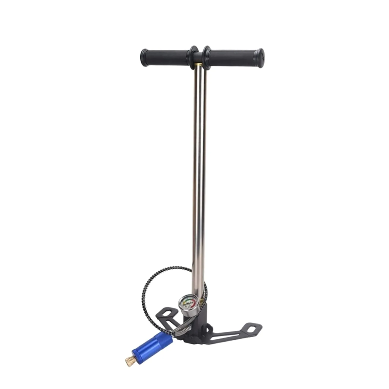 Mini equipo de buceo para tanque, bomba de alta presión para exploración submarina y rescate de emergencia, bomba de mano de acero inoxidable, tres etapas refrigerada por agua/aceite/refrigerada por