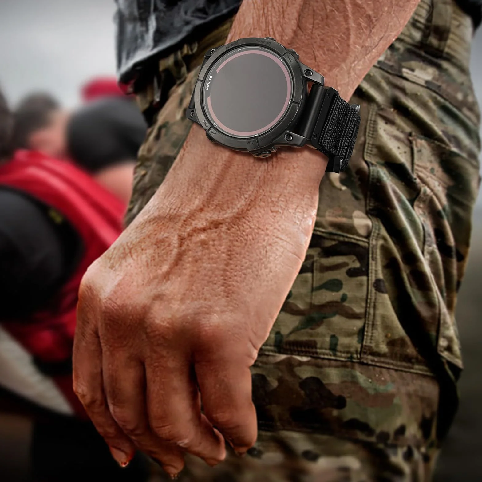 Quick Fit 22mm 26mm Nylon Correa Compatible con Garmin Watch, Suave Táctico Sport Band para Fenix Instinct Tactix Delta Descent Epix Pro Enduro Quatix Forerunner Approach
