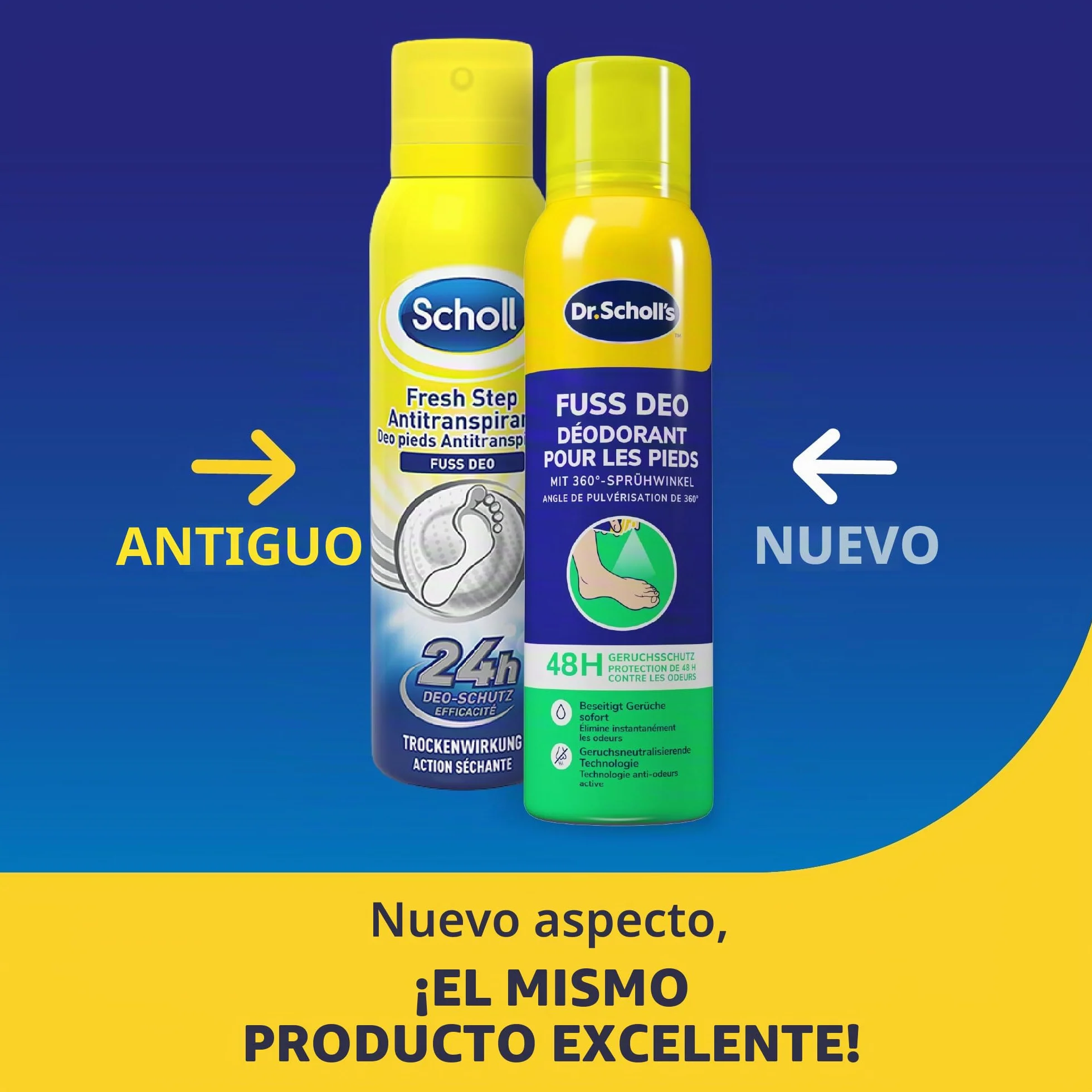 Scholl Fresh Step Extra Fresco Spray para pies 150 ml