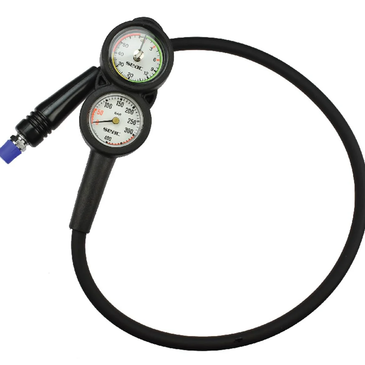 SEAC Consola 2 Spg y medidor de Profundidad, Negro/Rojo, Negro/Rojo