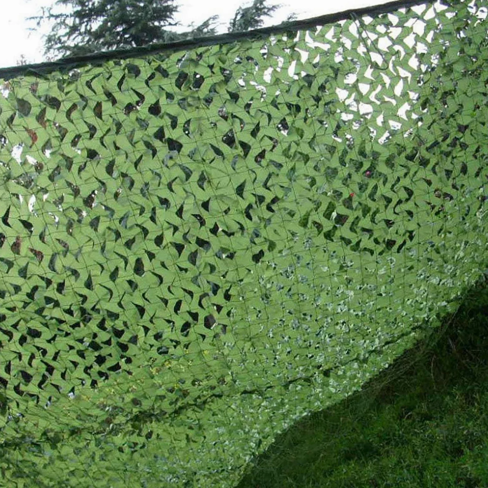 Cubierta De Sombra De Caza De Red De CamuflajeRed De Camuflaje para Sombrilla Al Aire Libre Avistamiento De Aves En La Jungla,12X12m