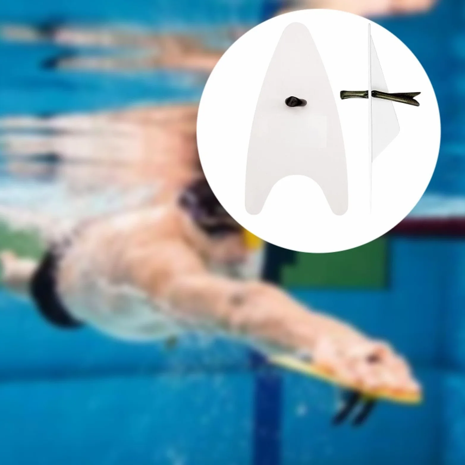 Fenteer Par de Paletas para Natación, Aletas de Mano para Entrenamiento en El Agua