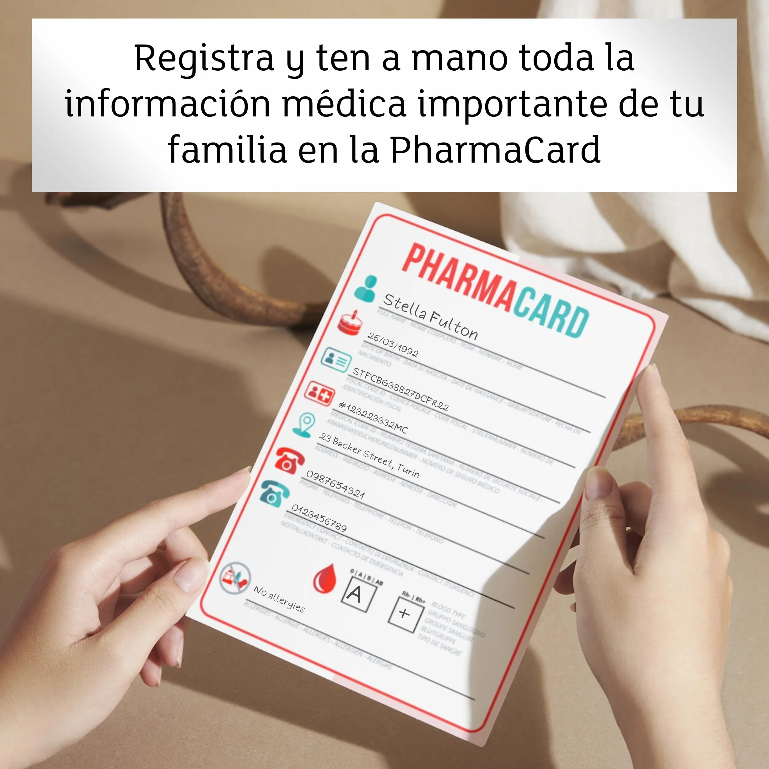 Lavatelli PHARMA ORGANIZER Caja Medicamentos Cartón Organizador Fármacos 32x42x17,5 cm