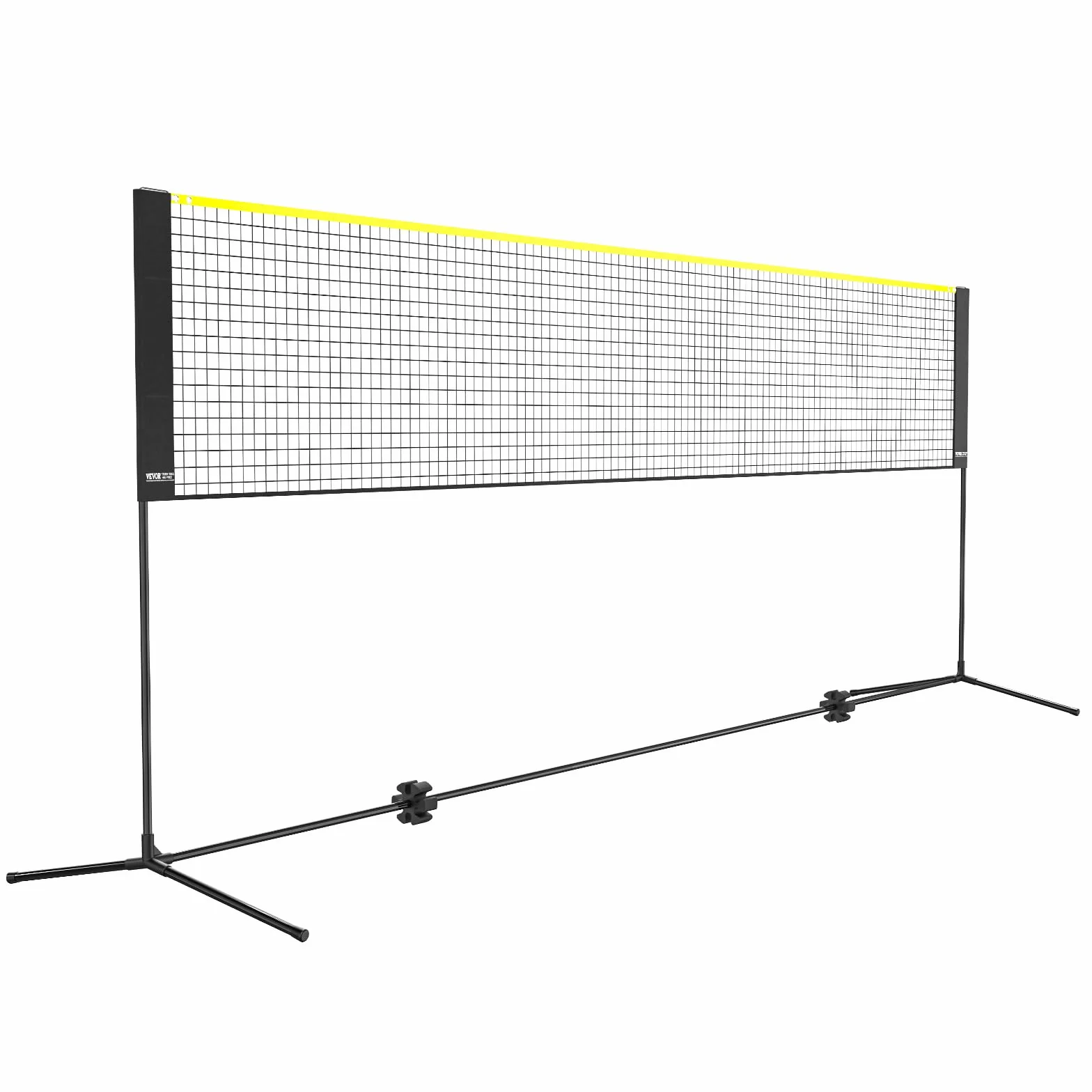 VEVOR Red de Bádminton Ajustable 420x155x103 cm Portátil con Postes y Raquetas