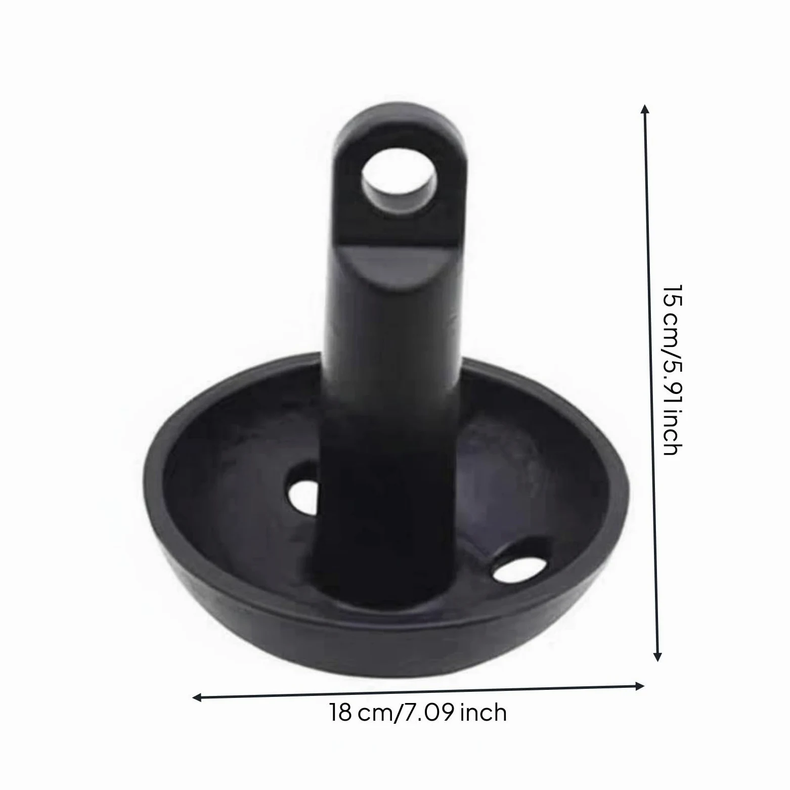 Almencla Mushroom Anchor Ancla Tipo Hongo Marina de Fundición de Hierro Acabado Recubierto Cuerpo Sujeción Estable y Segura Adecuada para Pequeñas Embarcaciones Aguas Interiores Uso, 10lb/4.5kg
