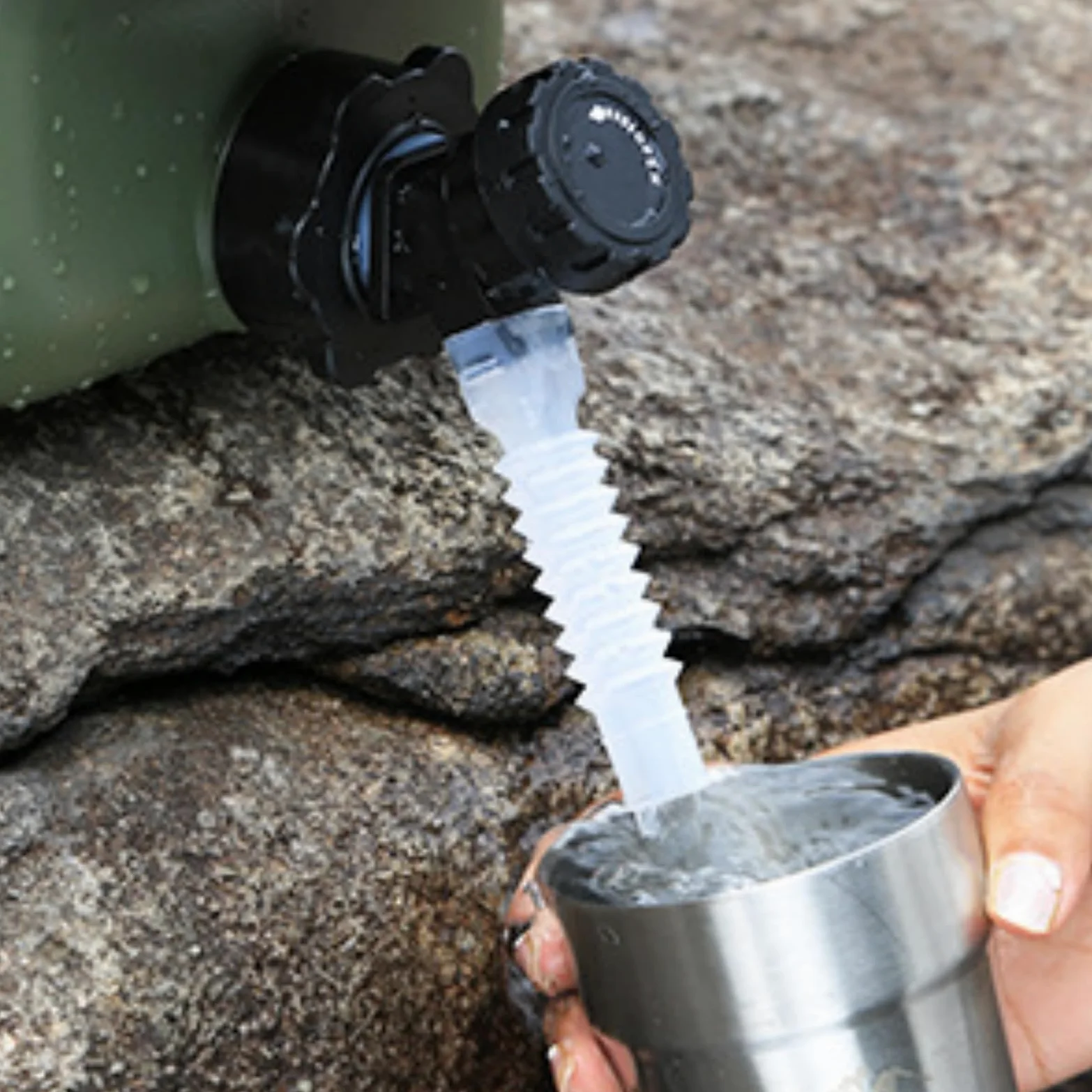 Dicunoy Contenedor de Agua con Espiga, contenedor de Almacenamiento de Agua de Camping de 11 L con Grifo, dispensador de Agua Grueso portátil sin BPA para vehículo, Coche, al Aire Libre, Senderismo