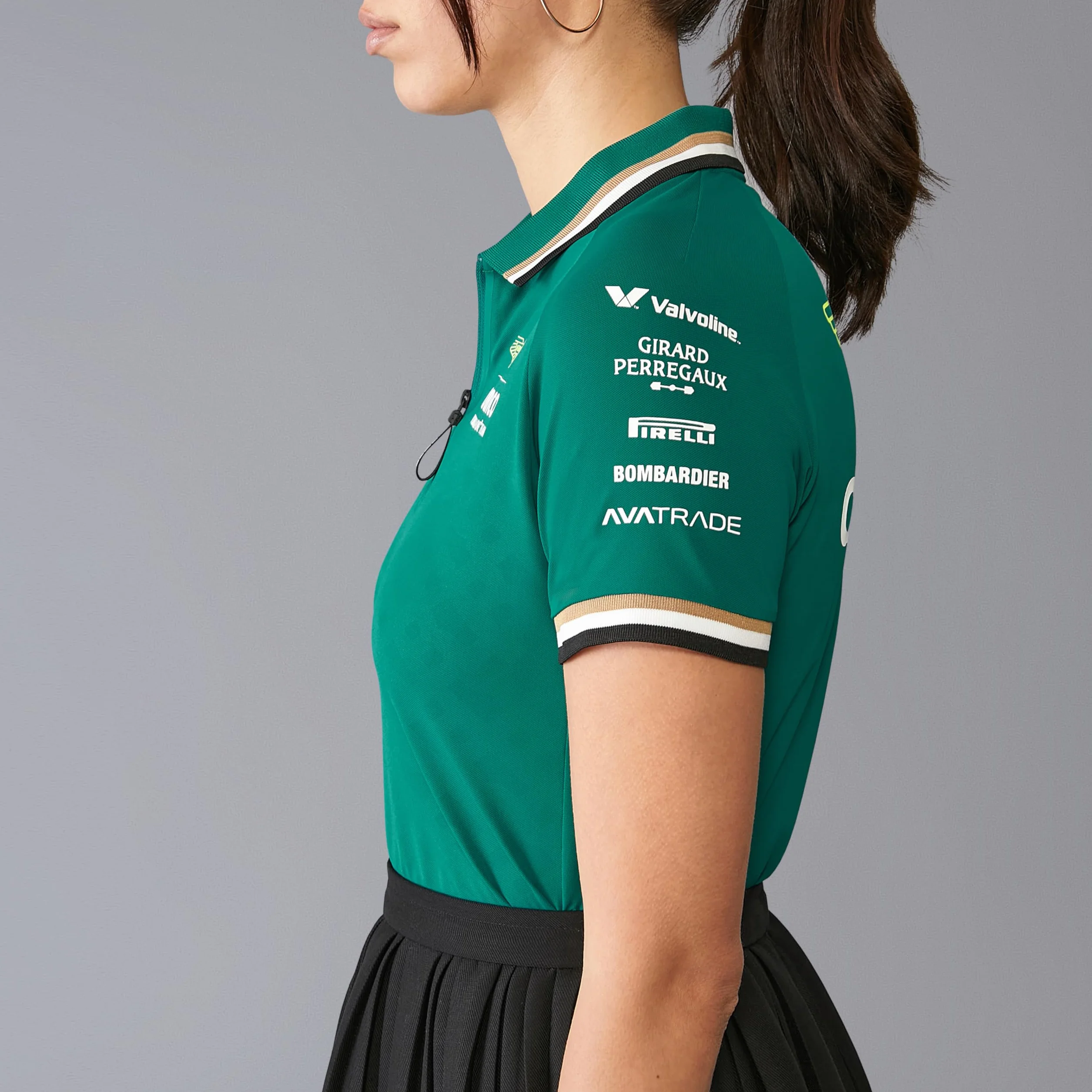 Polo Team 2024 para mujer, color verde, verde, M